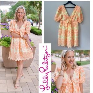 Lilly Pulitzer Sarafina Short Sleeve Dress Size 6